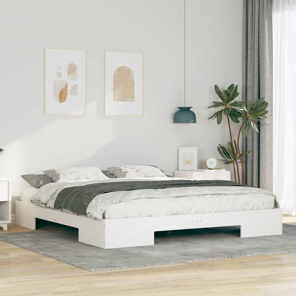 Sengestel Hvid 180 x 200 cm