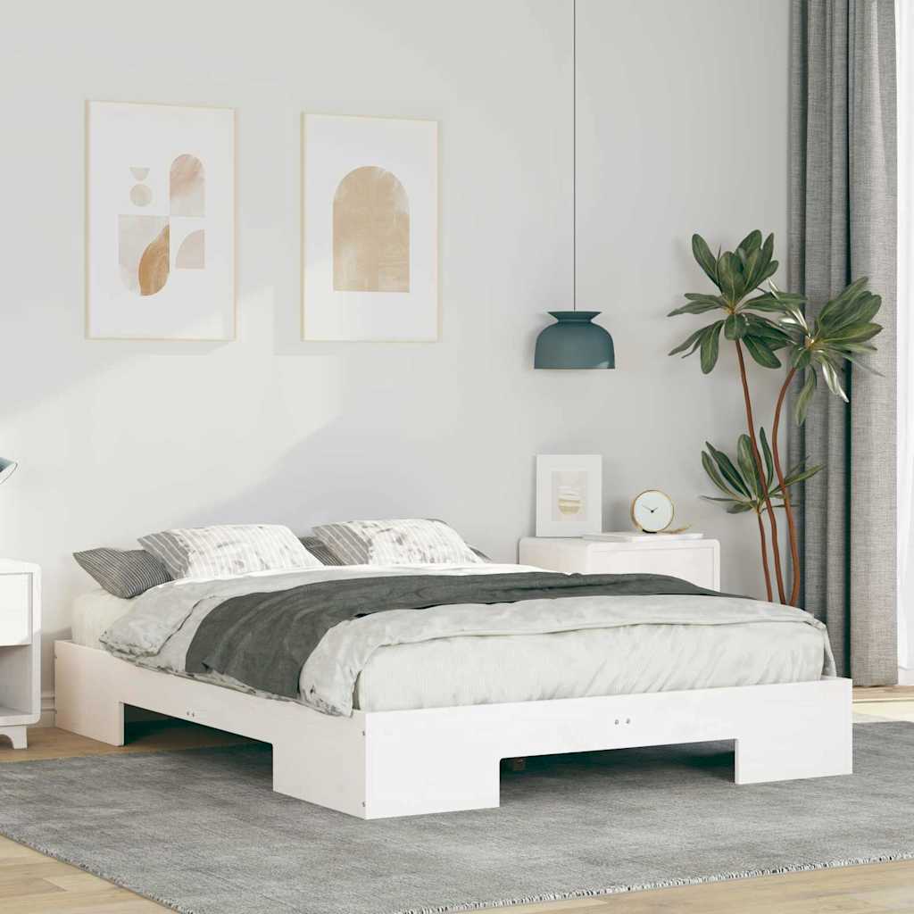 Sengestel Hvid 140 x 190 cm