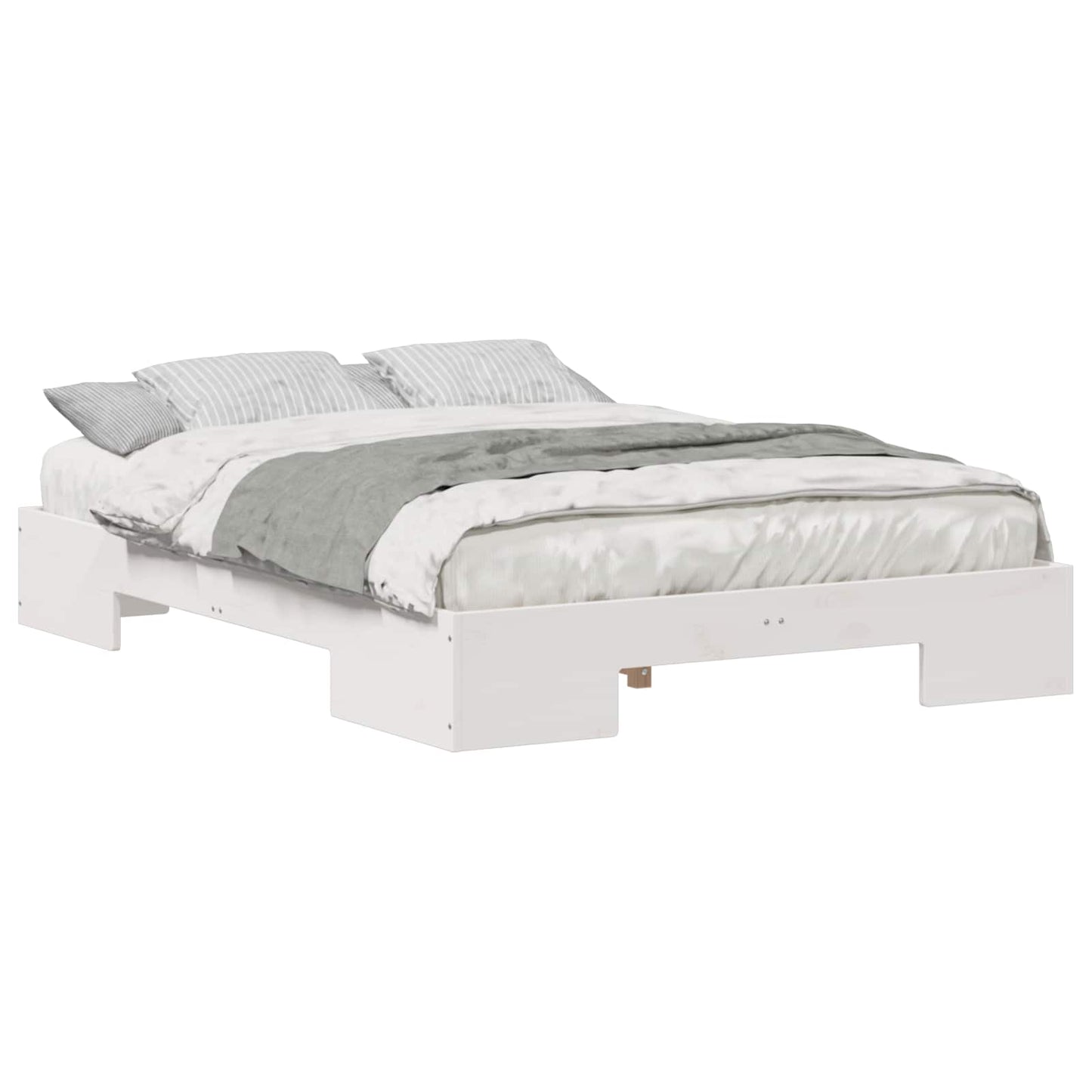 Sengestel Hvid 120 x 190 cm