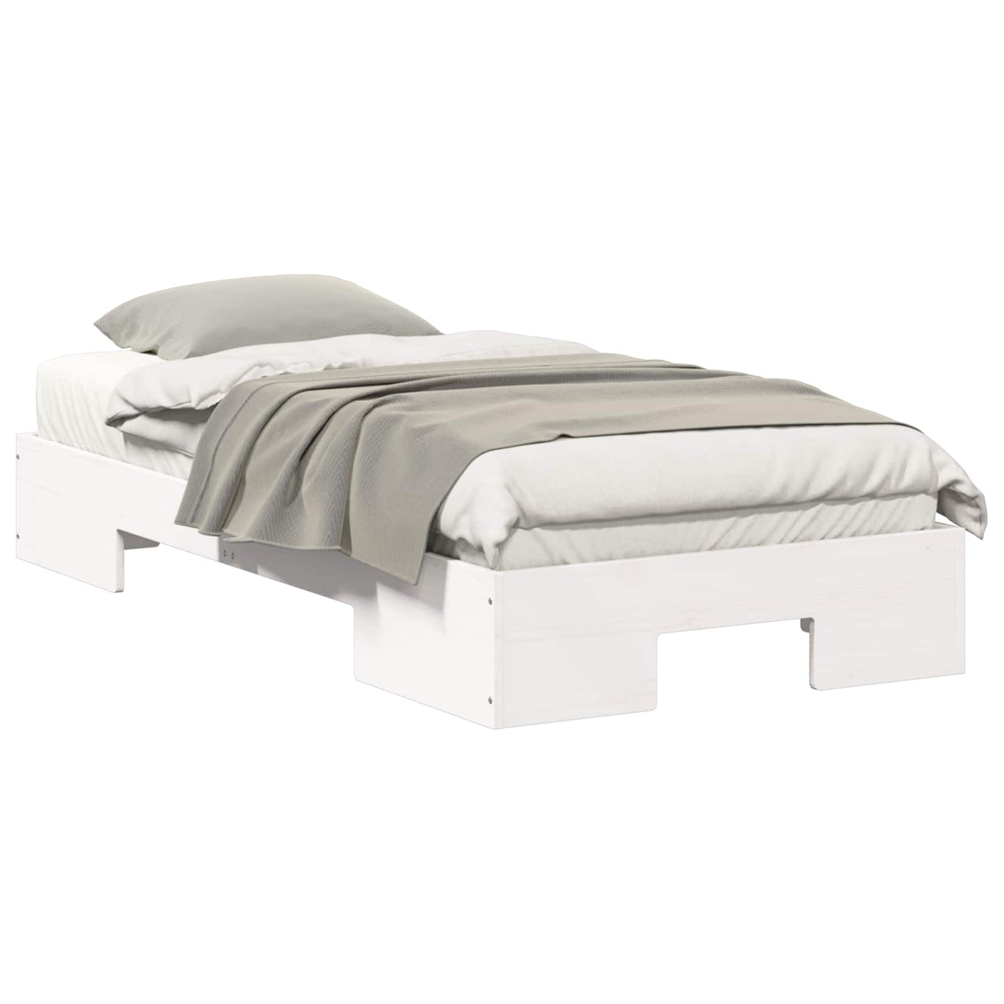 Sengestel Hvid 90 x 190 cm