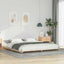 Sengestel Brun 180 x 210 cm Massiv fyrretræ