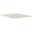 Sengestel Hvid 200 x 210 cm Massiv fyrretræ