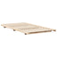 Sengestel Brun 100 x 220 cm Massiv fyrretræ