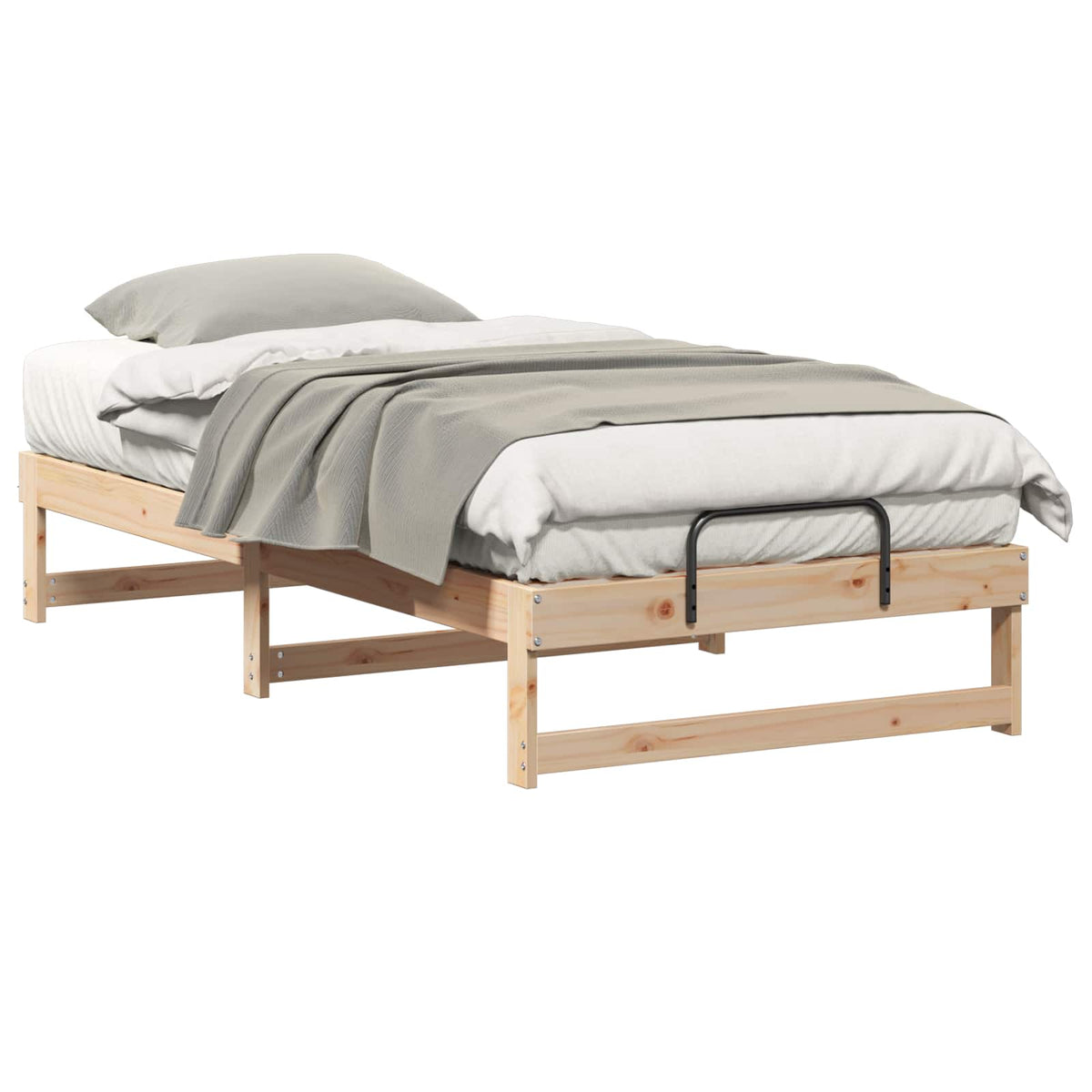 Sengestel Brun 90 x 200 cm Massiv fyrretræ