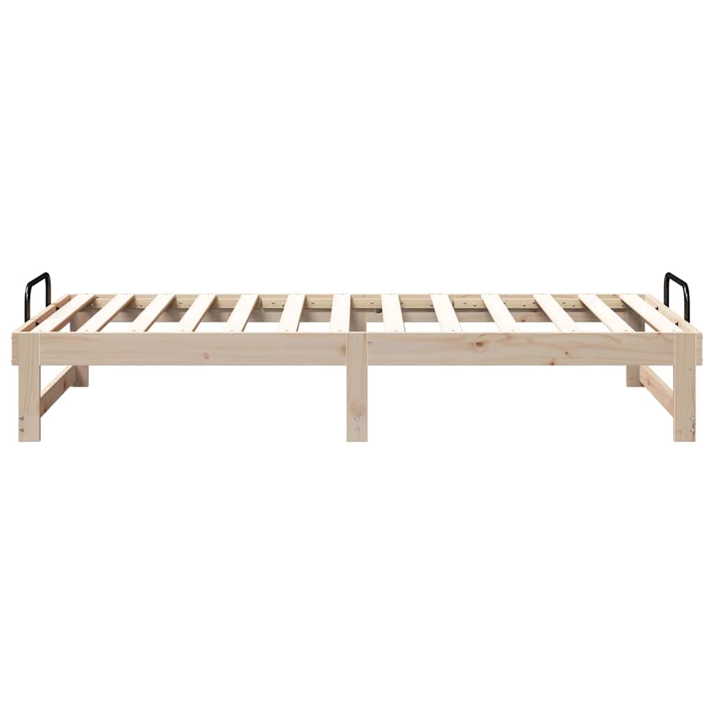 Sengestel Brun 90 x 190 cm Massiv fyrretræ