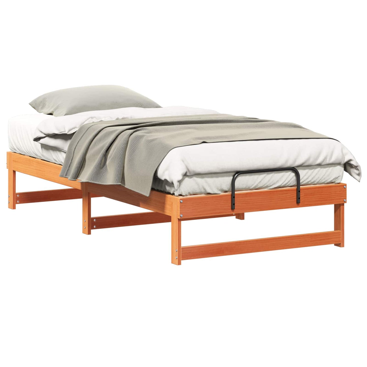 Sengestel Brun 90 x 190 cm Massiv fyrretræ