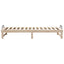Sengestel Brun 80 x 210 cm Massiv fyrretræ