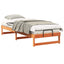Sengestel Brun 80 x 210 cm Massiv fyrretræ
