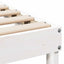 Sengestel Hvid 90 x 210 cm Massiv fyrretræ