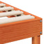 Sengestel Brun 100 x 220 cm Massiv fyrretræ