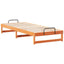Sengestel Brun 100 x 220 cm Massiv fyrretræ