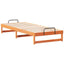 Sengestel Brun 100 x 220 cm Massiv fyrretræ