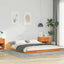 Sengestel Voks brun 160 x 200 cm Massiv fyrretræ