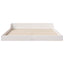 Sengestel Hvid 140 x 190 cm Massiv fyrretræ