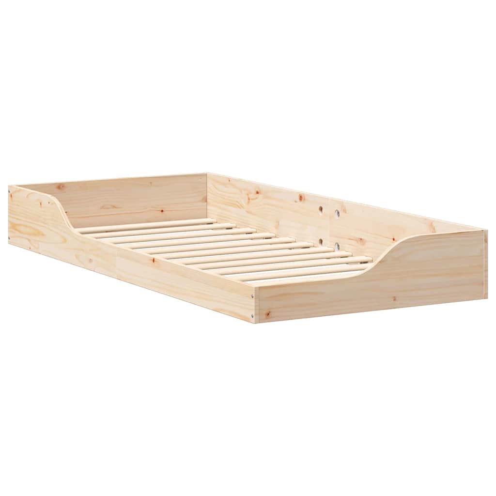 Sengestel Brun 80 x 200 cm Massiv fyrretræ