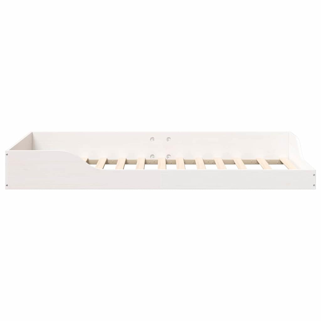 Sengestel Hvid 90 x 190 cm Massiv fyrretræ