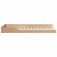 Sengestel Brun 100 x 220 cm Massiv fyrretræ