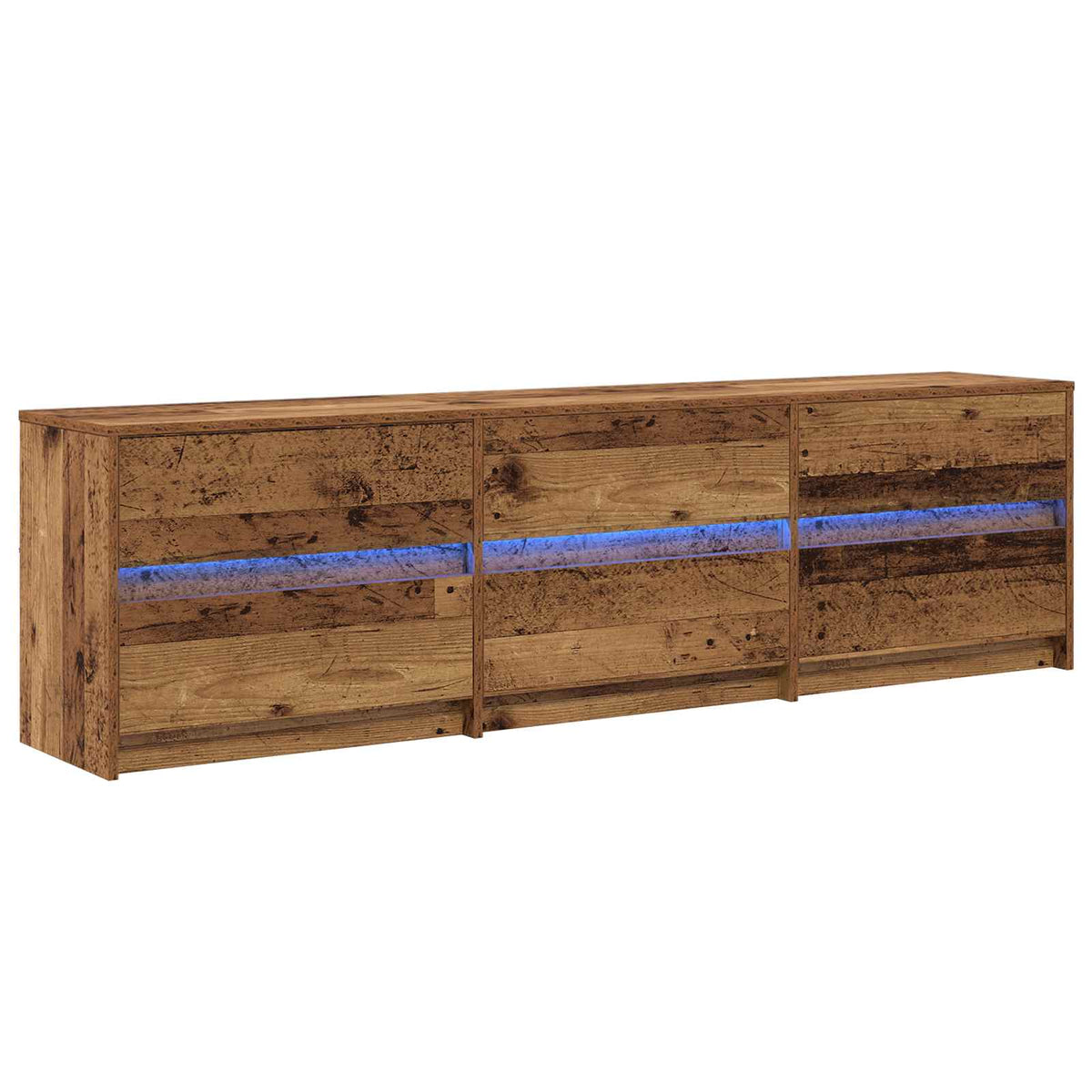 TV Enheder 180 x 34 x 50 cm Gammelt træ Konstrueret træ