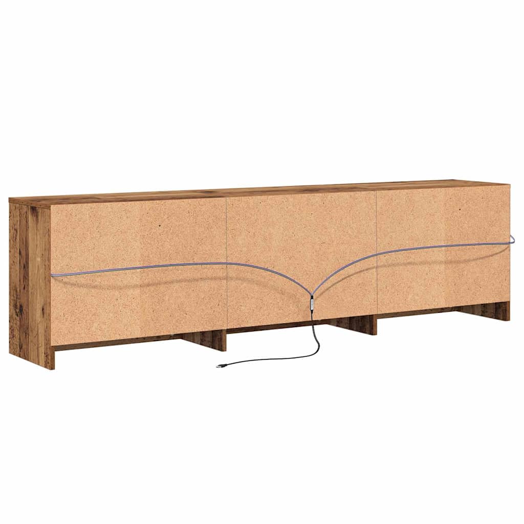 TV Enheder 180 x 34 x 50 cm Gammelt træ Konstrueret træ