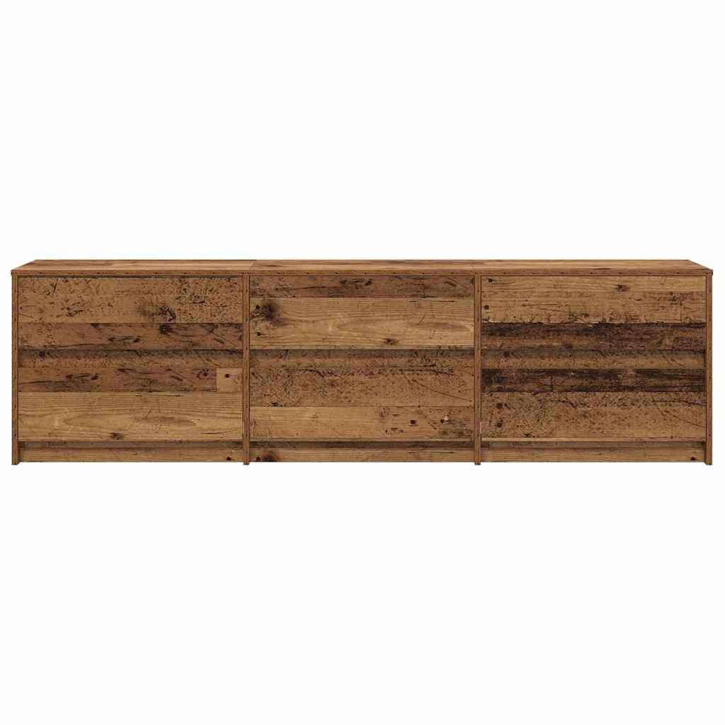 TV Enheder 180 x 34 x 50 cm Gammelt træ Konstrueret træ