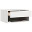 Sengebord 2 stk. Hvid 50 x 32,5 x 24 cm Massivt fyrretræ