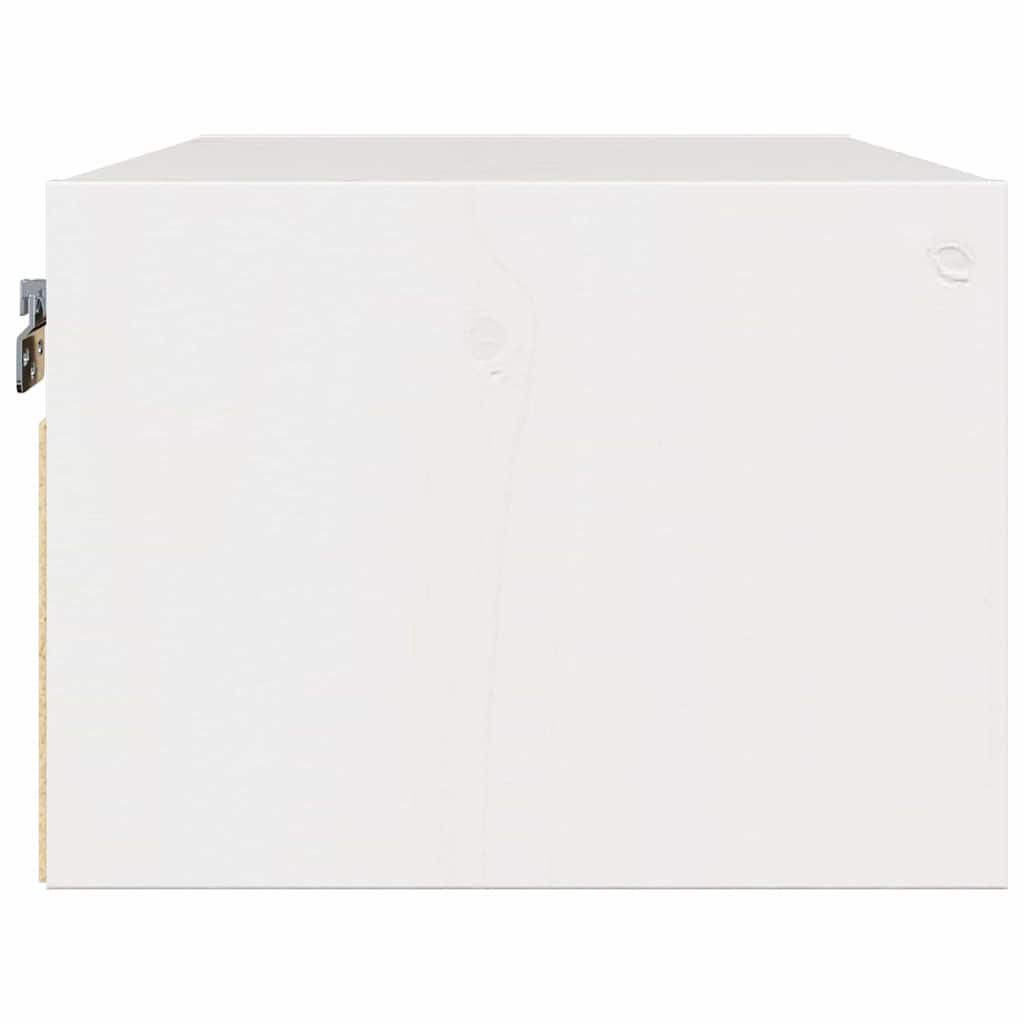 Sengebord 2 stk. Hvid 50 x 32,5 x 24 cm Massivt fyrretræ