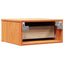 Sengebord Voks brun 37 x 35 x 18,5 cm Massivt fyrretræ