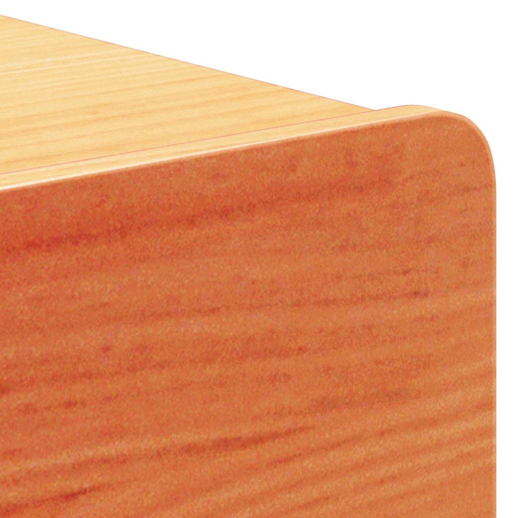 Sengebord Voks brun 44 x 32,5 x 40 cm Massivt fyrretræ