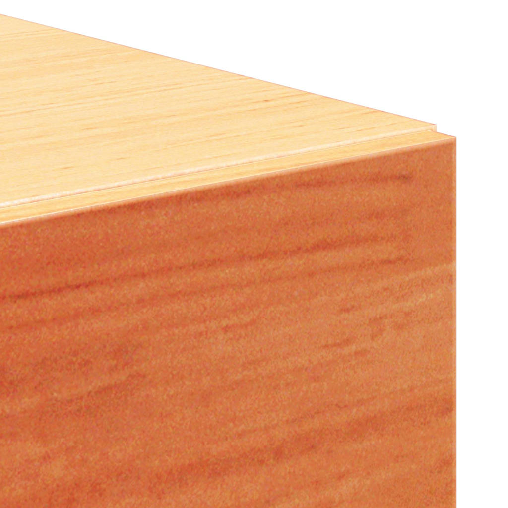 Sengebord 2 stk. Voks brun 42 x 32,5 x 40 cm Massivt fyrretræ