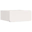 Sengebord 2 stk. Hvid 39 x 34 x 16,5 cm Massivt fyrretræ