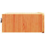Sengebord 2 stk. Voks brun 39 x 34 x 16,5 cm Massivt fyrretræ