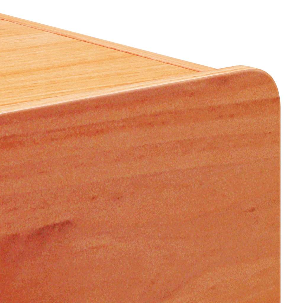 Sengebord 2 stk. Brun 39 x 34 x 33 cm Massivt fyrretræ