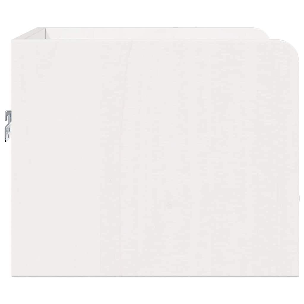 Sengebord 2 stk. Hvid 38 x 36 x 29,5 cm Massivt fyrretræ