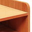 Sengebord Voks brun 38 x 36 x 29,5 cm Massivt fyrretræ