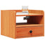 Sengebord Voks brun 38 x 36 x 29,5 cm Massivt fyrretræ