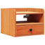 Sengebord 2 stk. Voks brun 38 x 36 x 29,5 cm Massivt fyrretræ