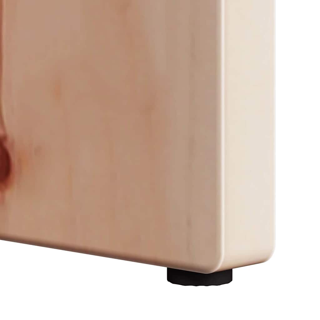 Sofabord Naturfarvet 80 x 50 x 31 cm Massivt fyrretræ