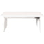 Sofabord Hvid 80 x 50 x 31 cm Massivt fyrretræ