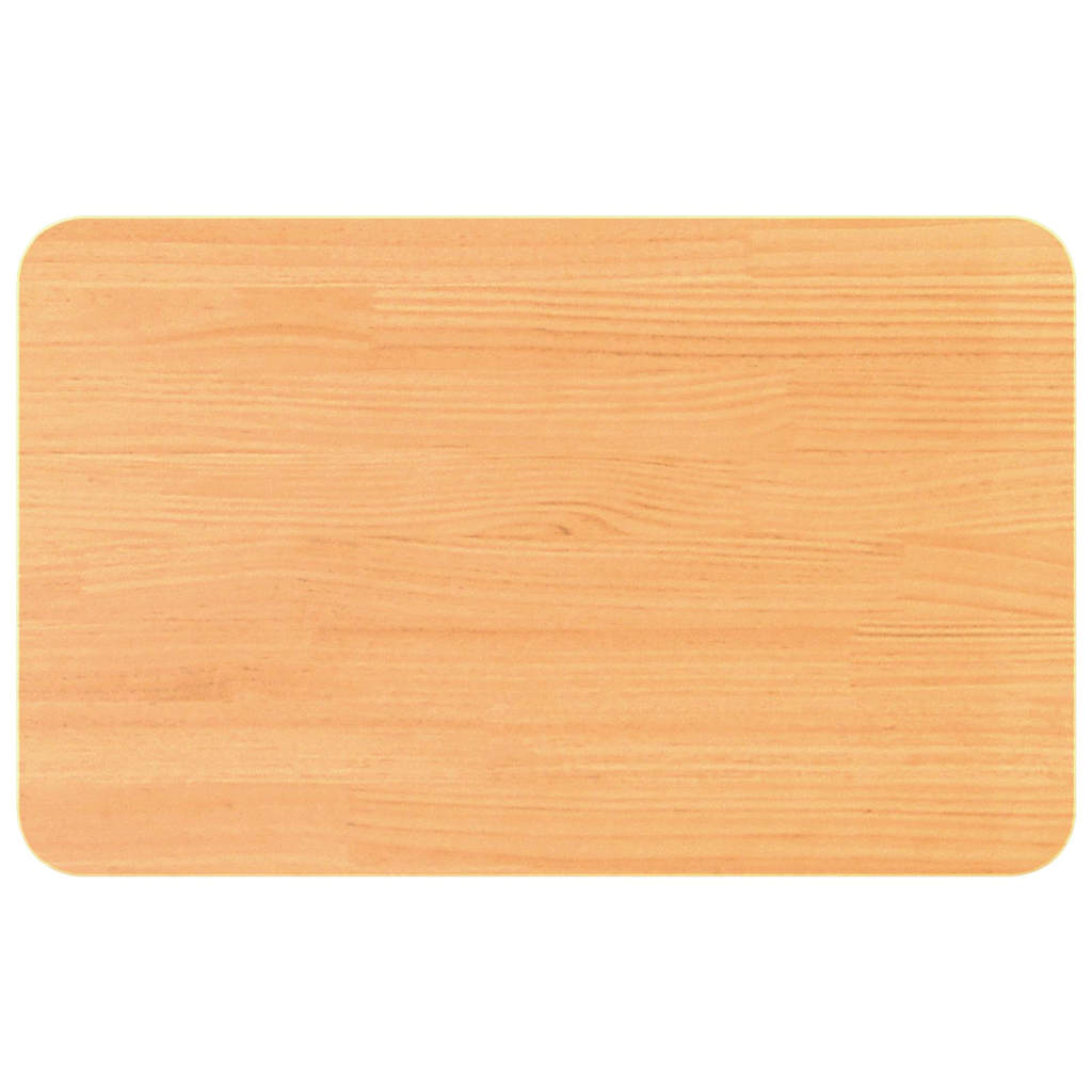 Sofabord Voks brun 80 x 50 x 31 cm Massivt fyrretræ