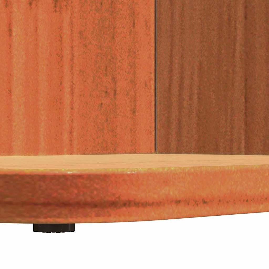 Sofabord Voks brun 80 x 39,5 x 33,5 cm Massivt fyrretræ