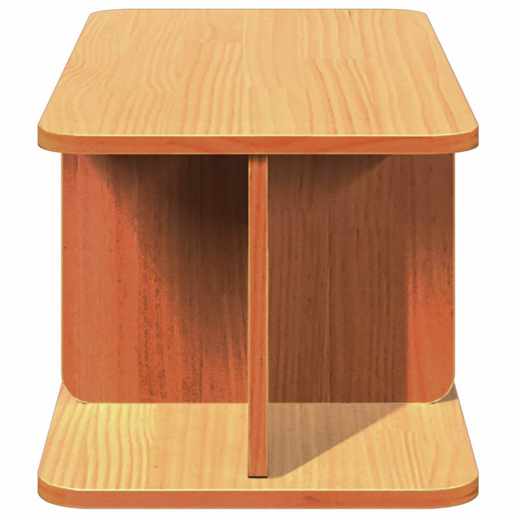 Sofabord Voks brun 80 x 39,5 x 33,5 cm Massivt fyrretræ