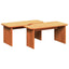 Sofabord 2 stk. Voks brun 100 x 69 x 35,5 cm Massivt fyrretræ