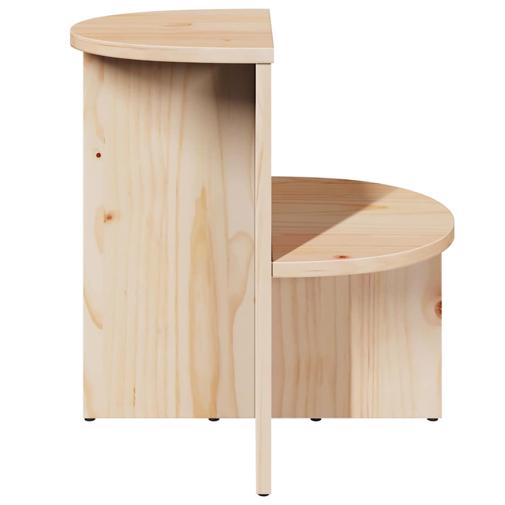 Sofabord Naturfarvet 50 x 40 x 50 cm Massivt fyrretræ