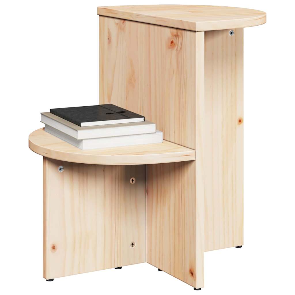 Sofabord Naturfarvet 50 x 40 x 50 cm Massivt fyrretræ