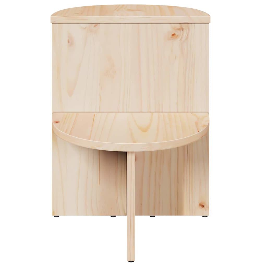 Sofabord Naturfarvet 50 x 40 x 50 cm Massivt fyrretræ