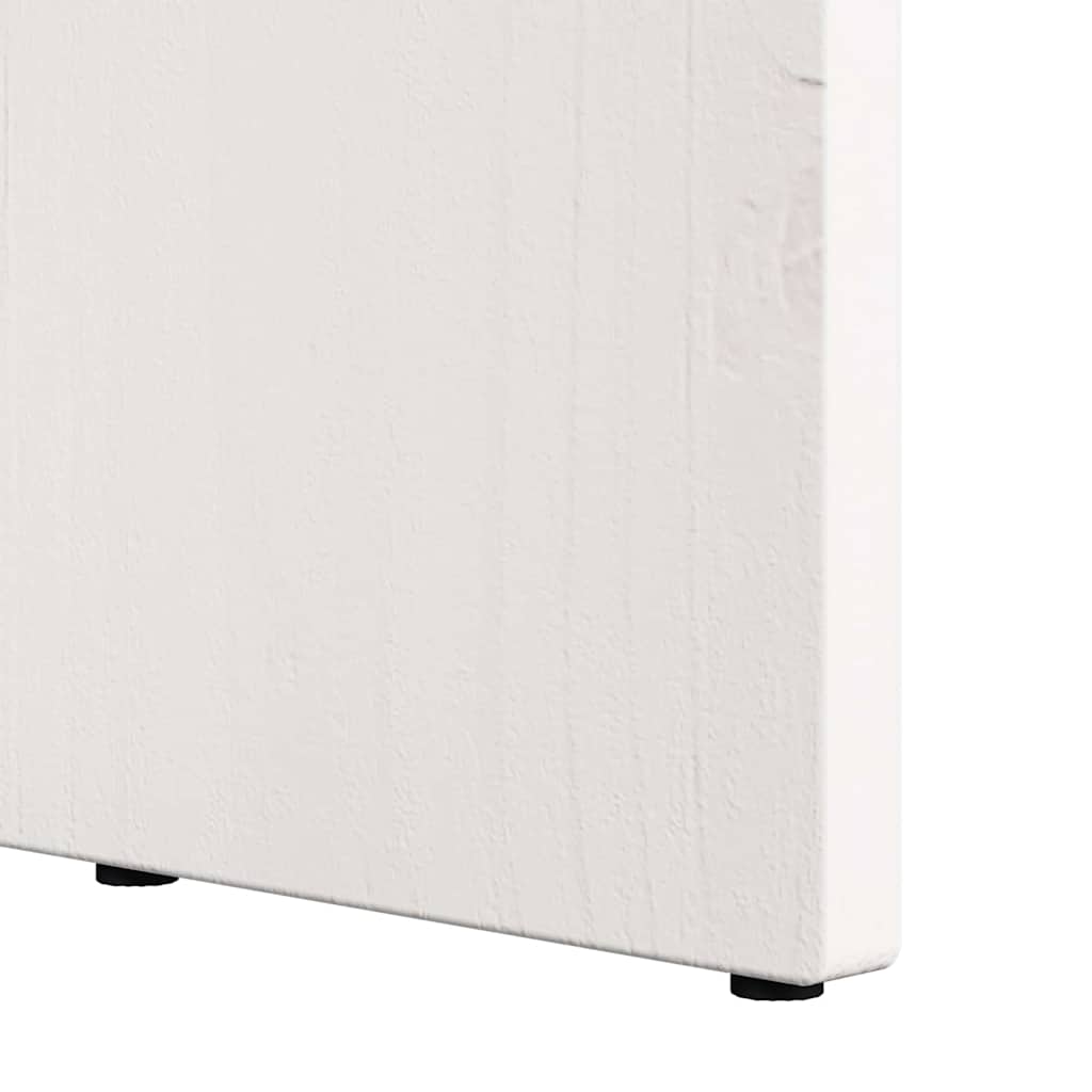 Sofabord Hvid 50 x 50 x 35 cm Massivt fyrretræ