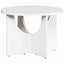 Sofabord Hvid 50 x 50 x 35 cm Massivt fyrretræ
