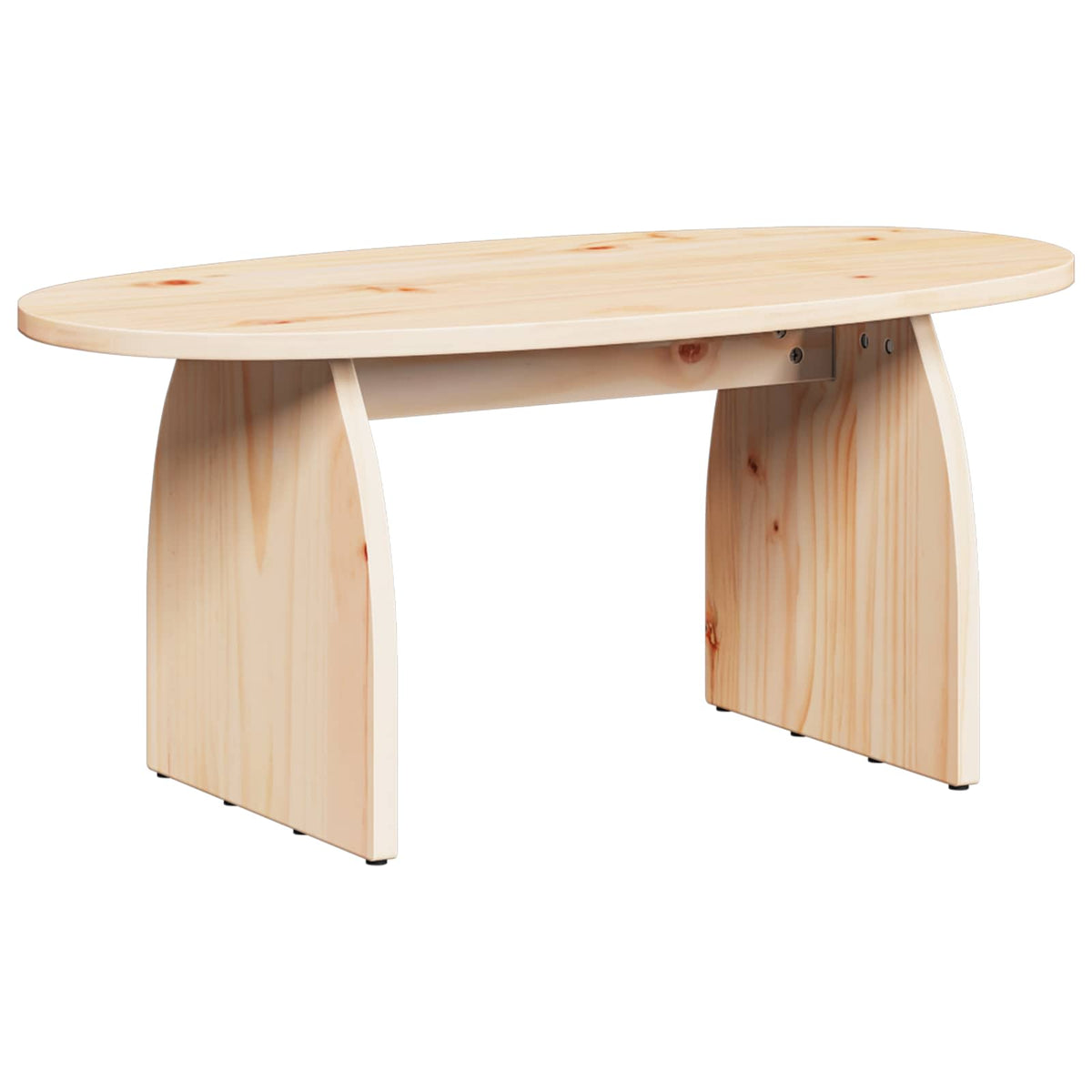 Sofabord Brun 80 x 40 x 35 cm Massiv fyrretræ