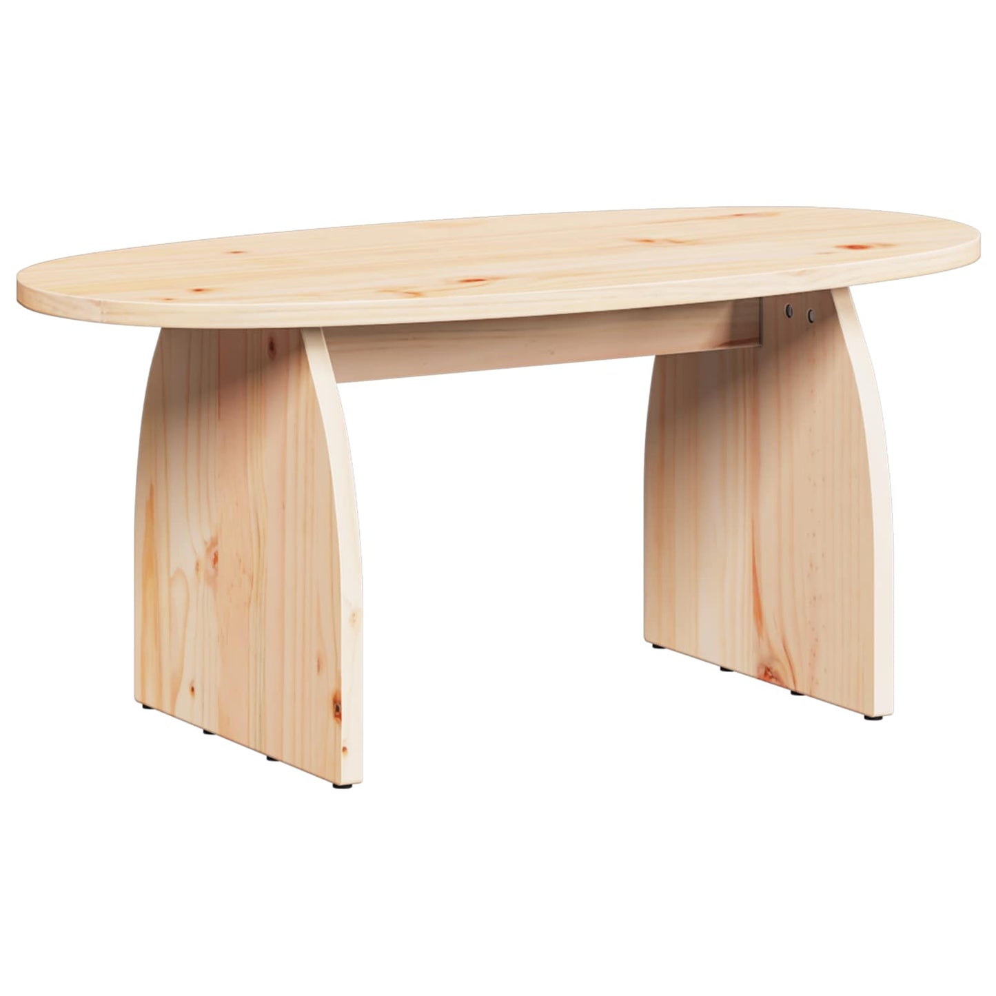 Sofabord Brun 80 x 40 x 35 cm Massiv fyrretræ
