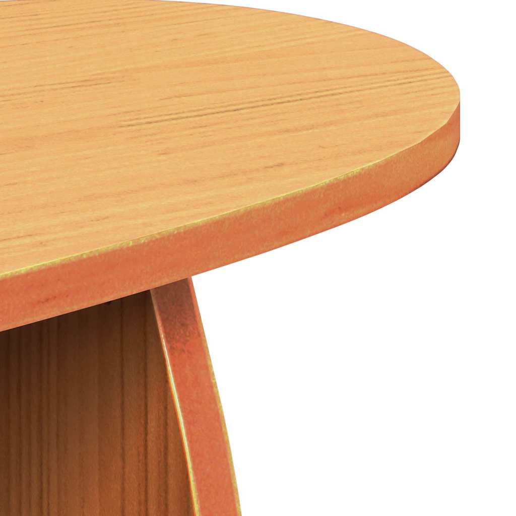 Sofabord Voks brun 80 x 40 x 35 cm Massiv fyrretræ